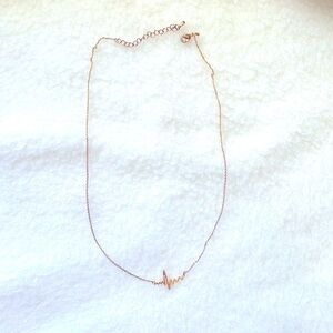 Heartbeat Lifeline EKG Necklace